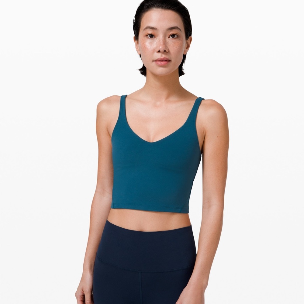 Lululemon Align Tank Ribbed in Green Jasper